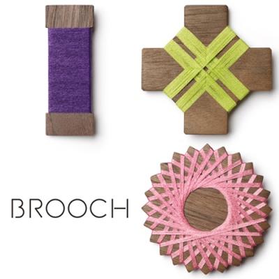織物の残糸をエコ活用して生まれた粋なブローチ「ITO BROOCH」